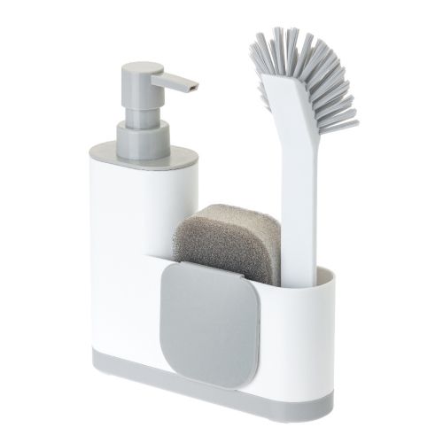 VIGAR RENGØ WHITE MONOBLOC 4 PIECE SINK CADDY SET