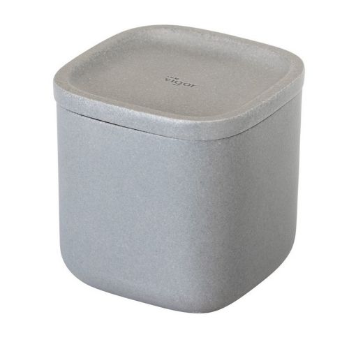 VIGAR BOX ZENSE CONCRETE SQUARE BATHROOM CONTAINER