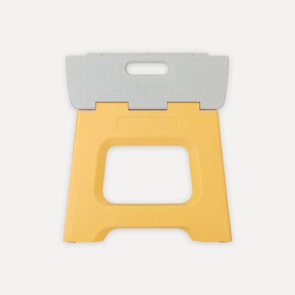 VIGAR COMPACT SPRING YELLOW FOLDABLE 27CM STOOL