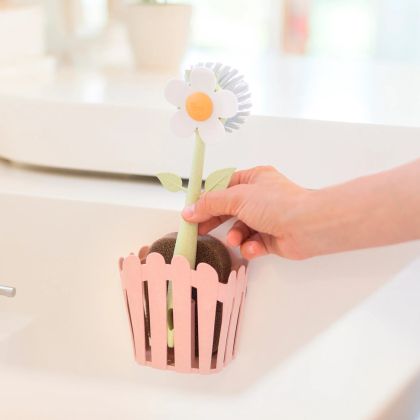 VIGAR FLORGANIC PINK 3 PIECE SINK CADDY SET