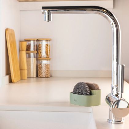 VIGAR POCKET GREEN DOUBLE SPONGE HOLDER
