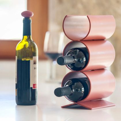 VIGAR MAID 3 BOTTLE WINE RACK