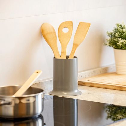 VIGAR TAULA UTENSIL HOLDER W/4 BAMBOO UTENSIL