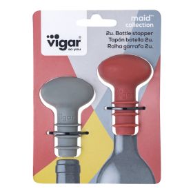 VIGAR MAID SILICONE BOTTLE STOPPER 2U. PACK