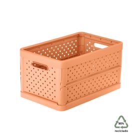 VIGAR 11,3L COMPACT SUNRISE ORANGE FOLDABLE CRATE