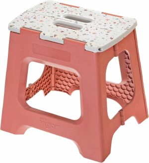 VIGAR COMPACT TERRAZZO ON TOP FOLDABLE 32CM STOOL