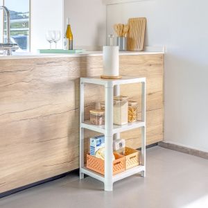 VIGAR KLAR RECTANGULAR 3 SHELVES S LIGHT GREY