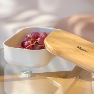VIGAR TAULA BAMBOO LARGE FOOD CONTAINER